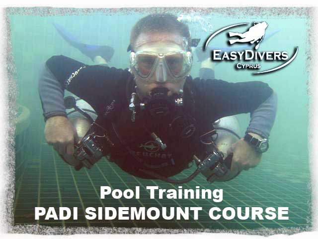 Tec Sidemount Courses, side mount configuration, sidemounting, rebreather side mount, cyprus sidemount,