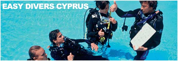 Padi Diving Cyprus Courses and first time diving in Ayia Napa Protaras Cyprus