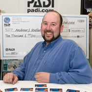 Andrew Statler, MSDT, Winner of the 2007 PADI Go PRO Challenge Professional Rating Contest