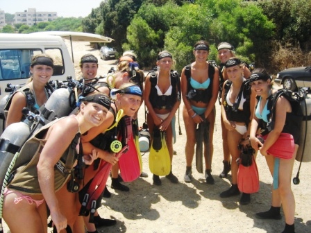 First time diving at cyprus dive sites. very easy access to the local dive sites.