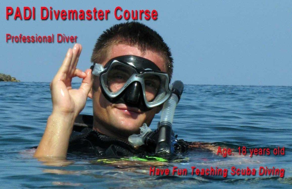 Looking For an Exciting Job? Padi Divemaster Course will put the sparkle back in your life!!