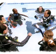 padi dive courses cyprus. become a padi divemaster or padi instructor with a career internship diving.