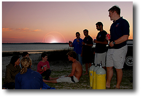 PADI Night Diver. When you go night diving you'll see a whole new world. Even your local dive site takes on a new personality at night, as many underwater creatures and plant life (different from those you see during the day) are active at night. 