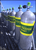 nitrox diving tanks Cyprus. nitrox oxygen enax.