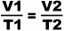 V1/T1=V2/T2