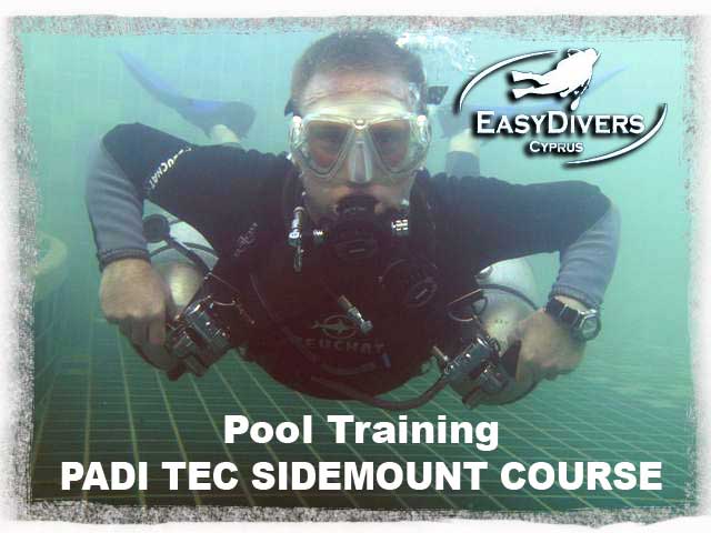 padi sidemount tec diving cyprus
