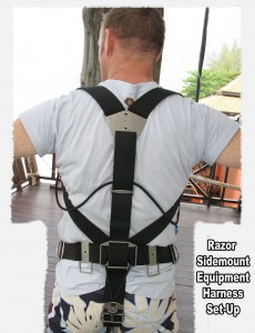 razor side mount diving in cyprus. try the razor sidemount bcd harness. the razor side mount system is a complete integrated system designed specifically for side mount diving. it can be used for both cold water diving with drysuits and steel tanks and warm water diving with wetsuits and aluminium tanks.